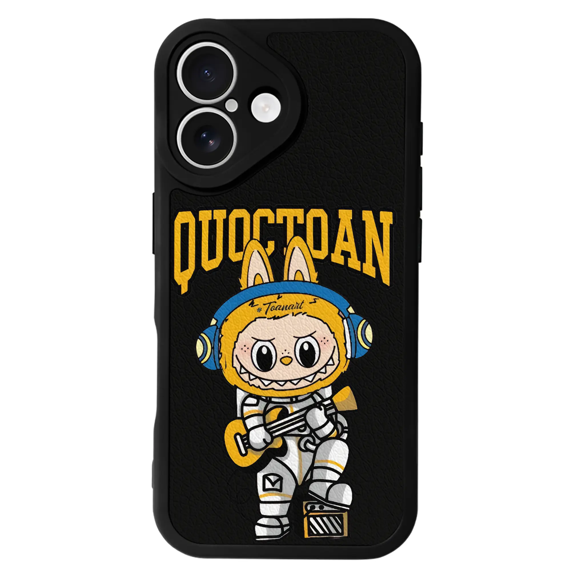 ラブブ グッズ ジモモ - IPhone 16シリーズ対応 ・ シリコンスマホケース ・ レザー調 ・ 高精度フィット ・ 耐衝撃 ・ ワイヤレス充電対応 ・ 精密カット